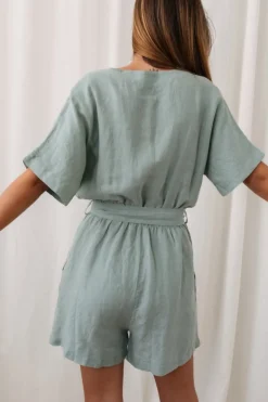 Novaya Jumpsuit Washed Green<TWOTHIRDS Outlet