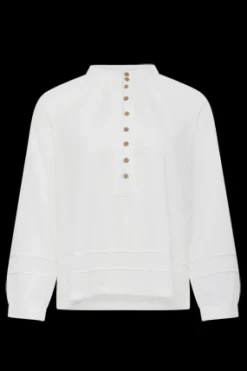 Novi Cotton Blouse White<KOMODO Store