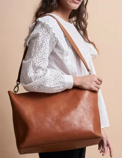 Olivia Cognac Stromboli Nahka<O My Bag Cheap