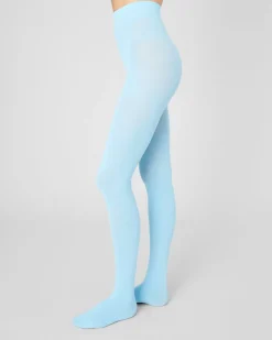 Olivia Premium Tights Sky Blue<Swedish Stockings Shop