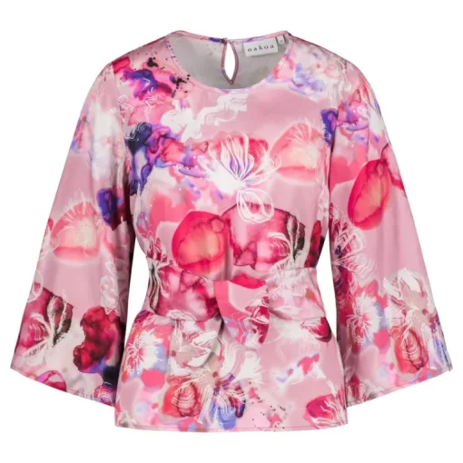 Ophelia Blouse Coral Reef Pink<Nakoa Cheap