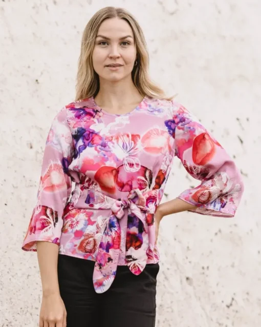 Ophelia Blouse Coral Reef Pink<Nakoa Cheap
