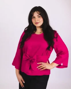 Ophelia Blouse Peacock Pink<Nakoa Cheap