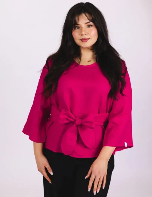 Ophelia Blouse Peacock Pink<Nakoa Cheap