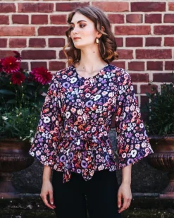 Ophelia Blouse Violettes<Nakoa Sale