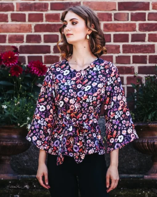 Ophelia Blouse Violettes<Nakoa Sale