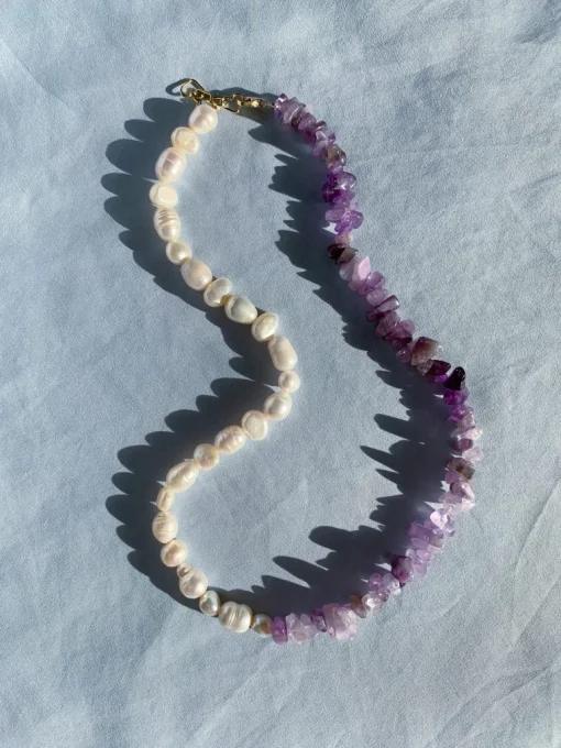 Orchid Helmikaulakoru<NAKU Jewellery Online