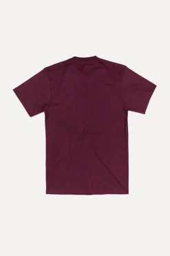 Orgaaninen Essential T-Paita Burgundi<Trendsplant Best