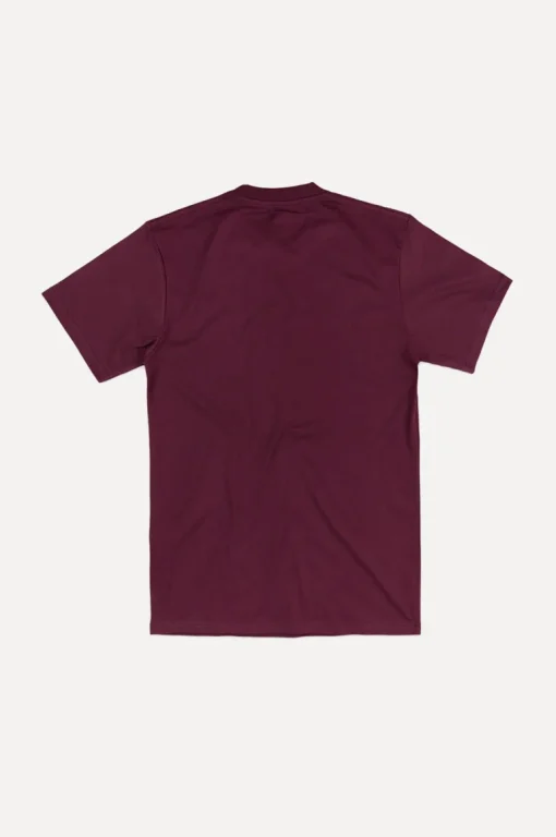 Orgaaninen Essential T-Paita Burgundi<Trendsplant Best