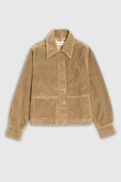 Ota Corduroy Jacket Silver Mink Beige<Kings Of Indigo Online