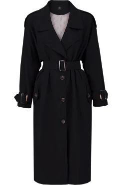 Oversized Black Trench<Enteliér Fashion