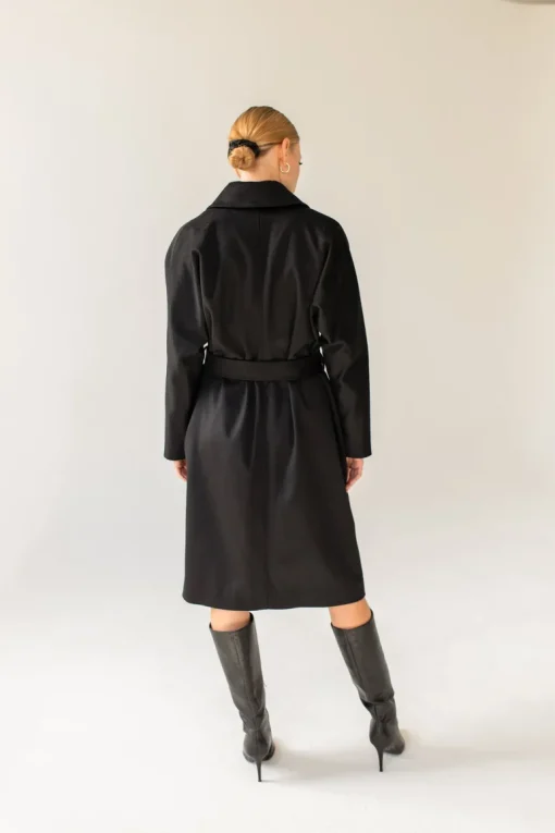 Oversized Kashmir Villakangastakki Musta<Enteliér Cheap