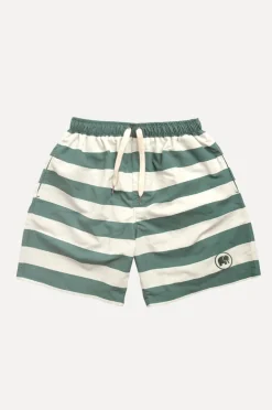 Owari Swim Shorts Striped Green<Trendsplant Store