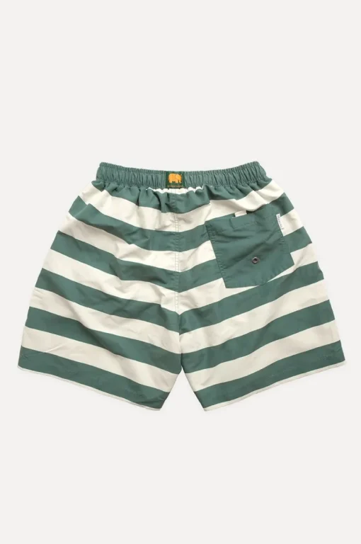 Owari Swim Shorts Striped Green<Trendsplant Store
