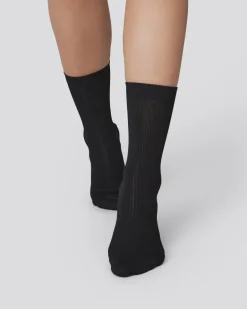 2-Pack Billy Bambusukat Musta<Swedish Stockings Discount