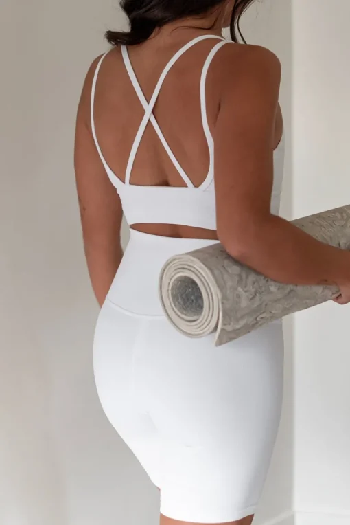 Palms Sports Bra White<Believe Athletics Discount
