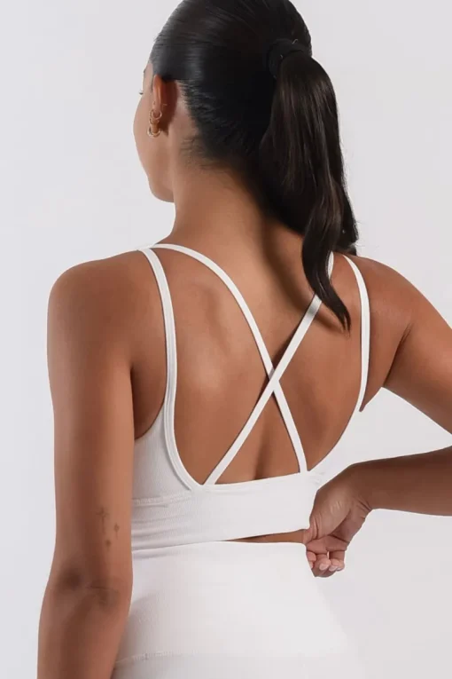Palms Sports Bra White<Believe Athletics Discount