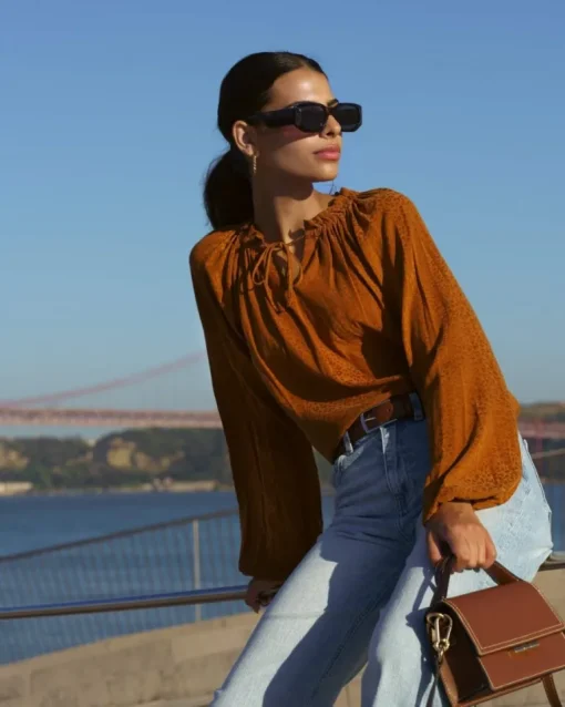 Paloma Blouse Golden Leo<Nakoa Flash Sale
