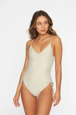 Pantai Adjustable Onepiece Shell White<Copenhagen Cartel Cheap