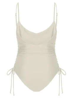 Pantai Adjustable Onepiece Shell White<Copenhagen Cartel Cheap