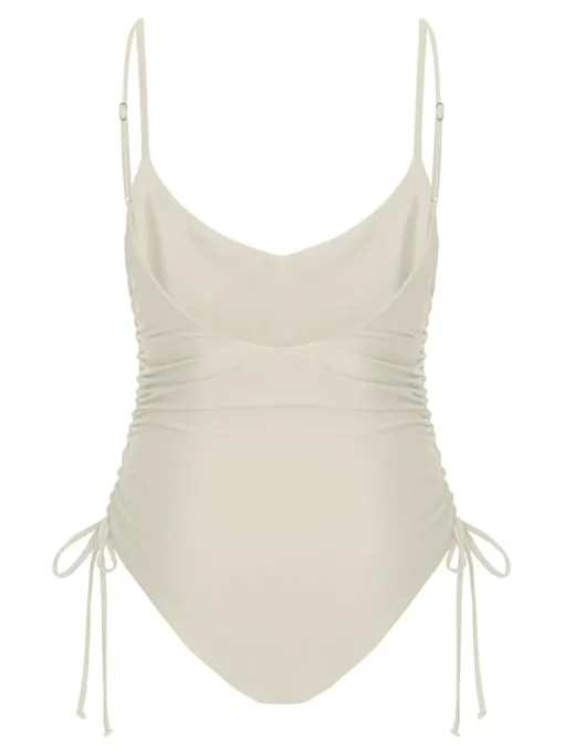 Pantai Adjustable Onepiece Shell White<Copenhagen Cartel Cheap