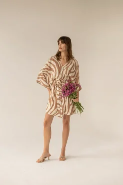 Pareo Mekko Zebra Caramel<Enteliér Hot