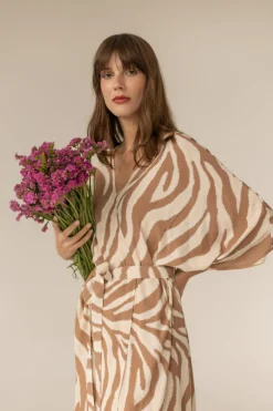 Pareo Mekko Zebra Caramel<Enteliér Hot