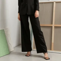 Paris Wide Leg Wool Trousers<Studio Heijne Cheap