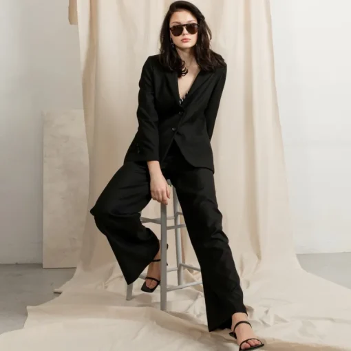 Paris Wide Leg Wool Trousers<Studio Heijne Cheap
