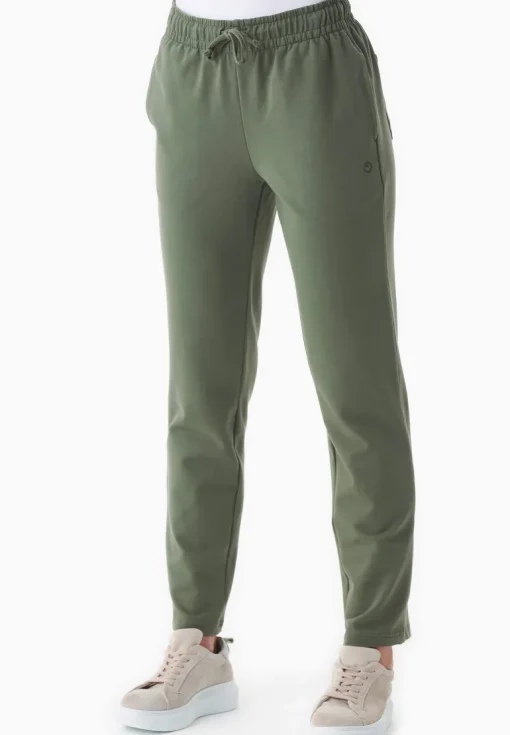 Parrla Light Organic Cotton Sweatpants Olive<ORGANICATION Cheap