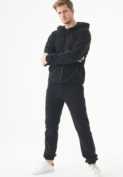 Pars Soft Touch Organic Cotton Sweatpants Black<ORGANICATION Best Sale