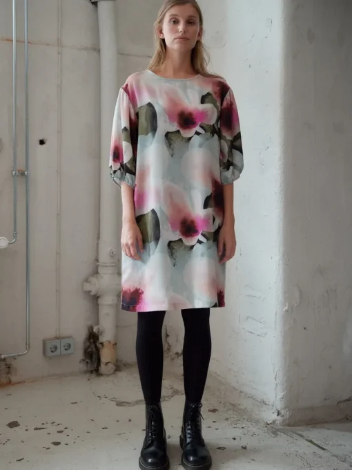 Pastel Floral Tencel Tunika<MAINIO Best Sale