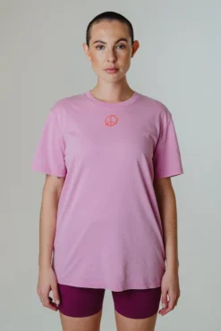 Peacesnake Unisex T-Shirt Pink<OH OH OM ethical sportswear Flash Sale