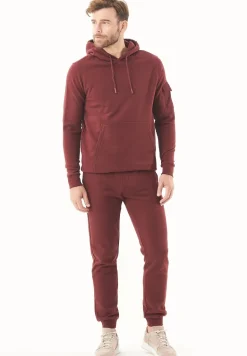 Peeno Soft Touch Organic Cotton Sweatpants Bordeaux<ORGANICATION Hot