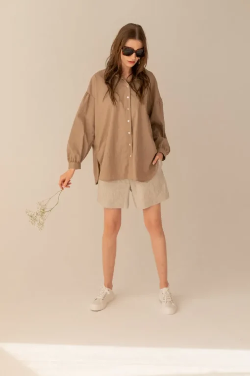 Pellavaiset Shortsit Beige<Enteliér Hot
