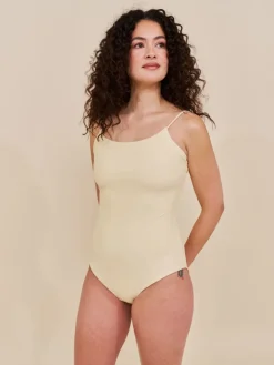 Penida Full Coverage Swimsuit Mellow Yellow<Copenhagen Cartel Fashion