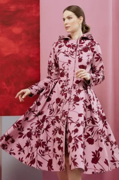 Peony Bloom Sadetakki Vaaleanpunainen/Punainen<RainSisters Sale