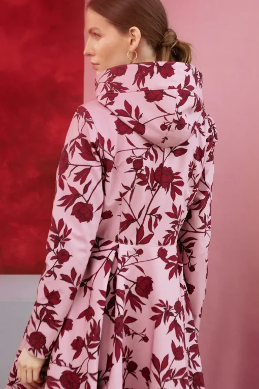 Peony Bloom Sadetakki Vaaleanpunainen/Punainen<RainSisters Sale