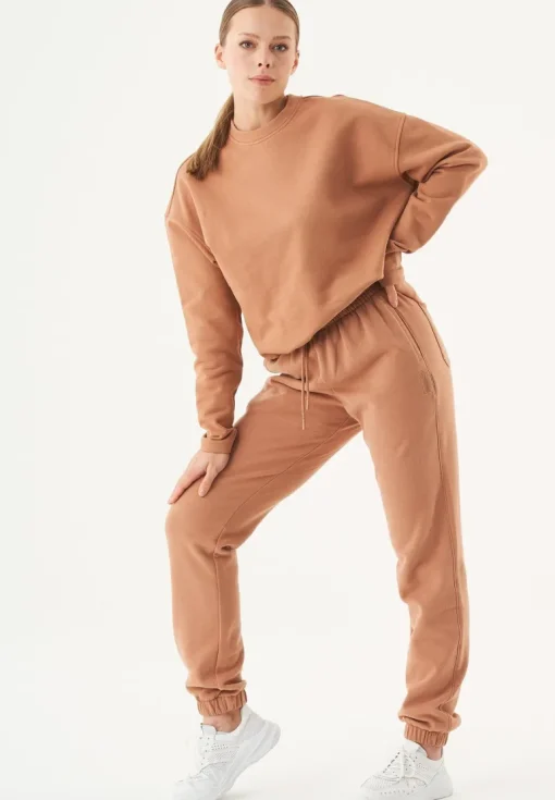 Peri Soft Touch Organic Cotton Sweatpants Light Brown<ORGANICATION Cheap