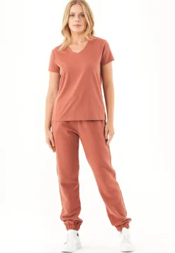 Perrie Soft Touch Organic Cotton Sweatpants Cinnamon<ORGANICATION Flash Sale
