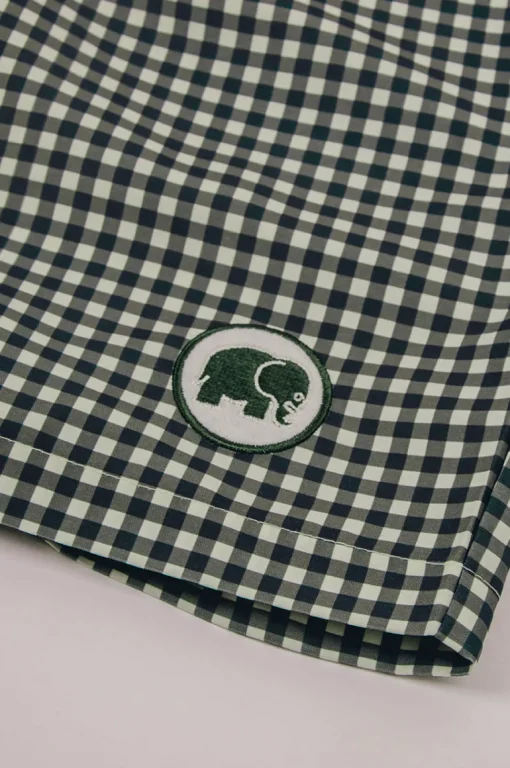 Picnic Swim Shorts Checkered Green/Blue<Trendsplant Flash Sale