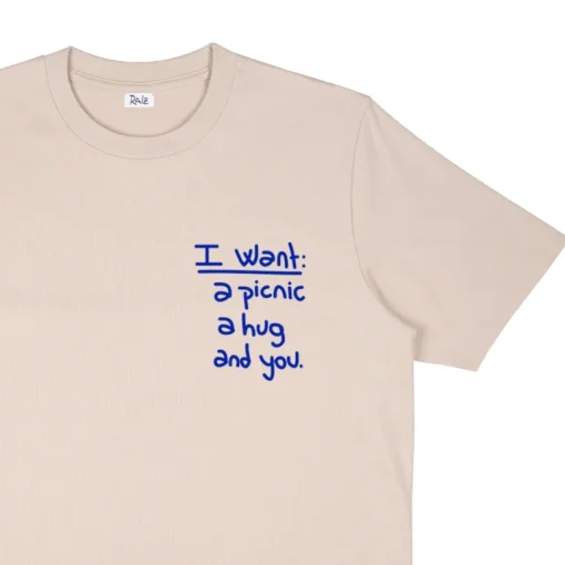 Picnic T-Shirt Beige<RAIZ Outlet