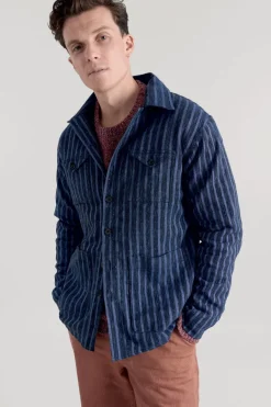 Piet Handwoven Jacket Blue<KOMODO Clearance