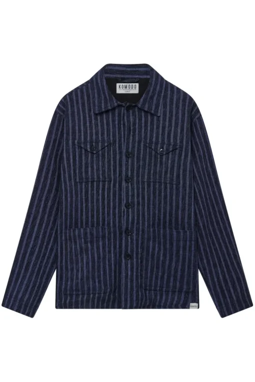 Piet Handwoven Jacket Blue<KOMODO Clearance