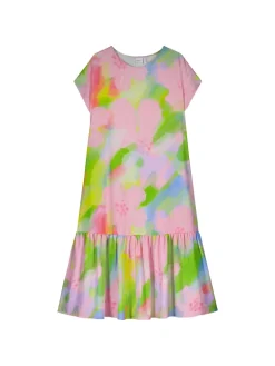 Pink Bloom Maxi Mekko Pastelli Vaaleanpunainen/Vihreä<MAINIO Store