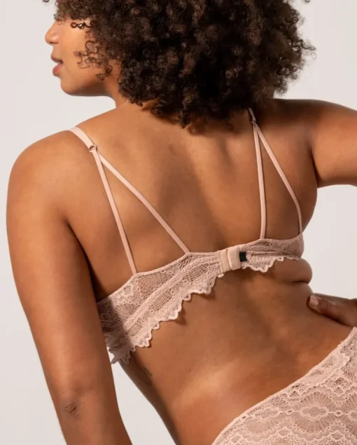 Pitsi Mesh Kolmiorintaliivit Beige<UNDERSTATEMENT Discount
