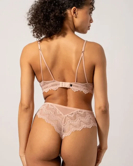 Pitsi Mesh Kolmiorintaliivit Beige<UNDERSTATEMENT Discount