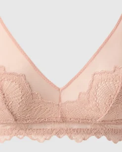 Pitsi Mesh Kolmiorintaliivit Beige<UNDERSTATEMENT Discount