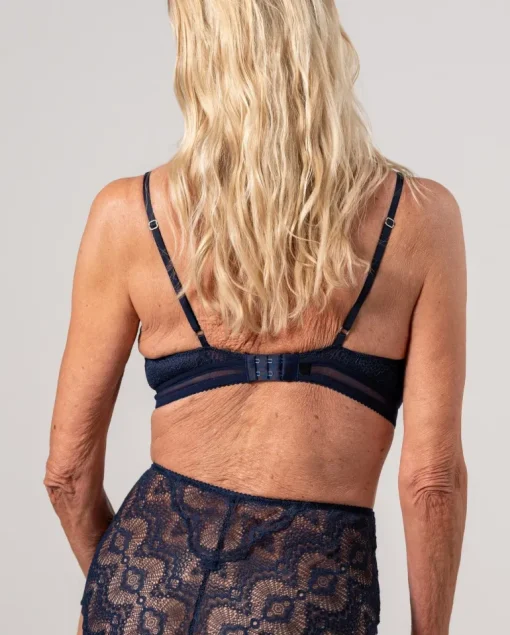 Pitsi Mesh Plunge Rintaliivit Tummansininen<UNDERSTATEMENT Online