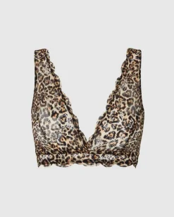 Pitsi Plunge Bralette Leopardi<UNDERSTATEMENT Outlet